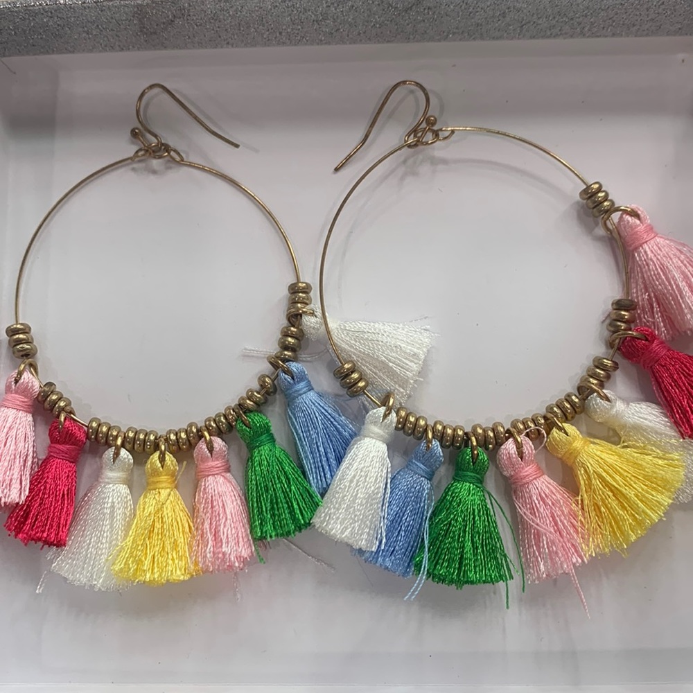 Colorful Tassel Earrings